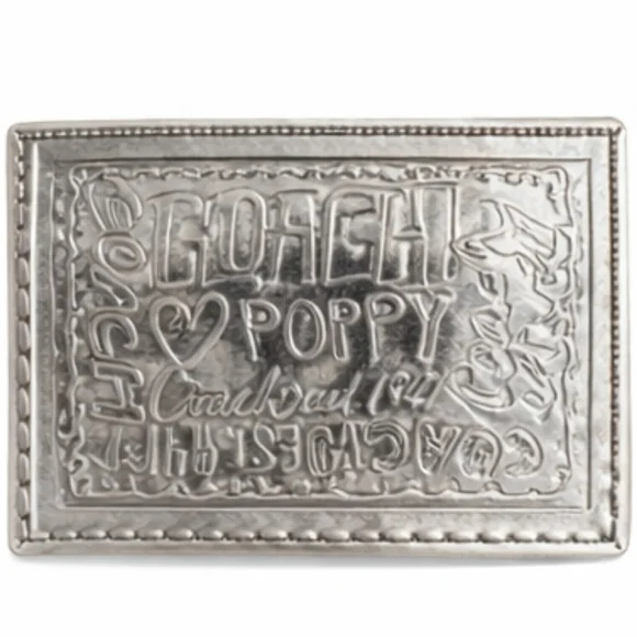 Coach Poppy Glam Patent Leather Tote in Gorgeous Purple/Burgandy - Picture 3 of 7